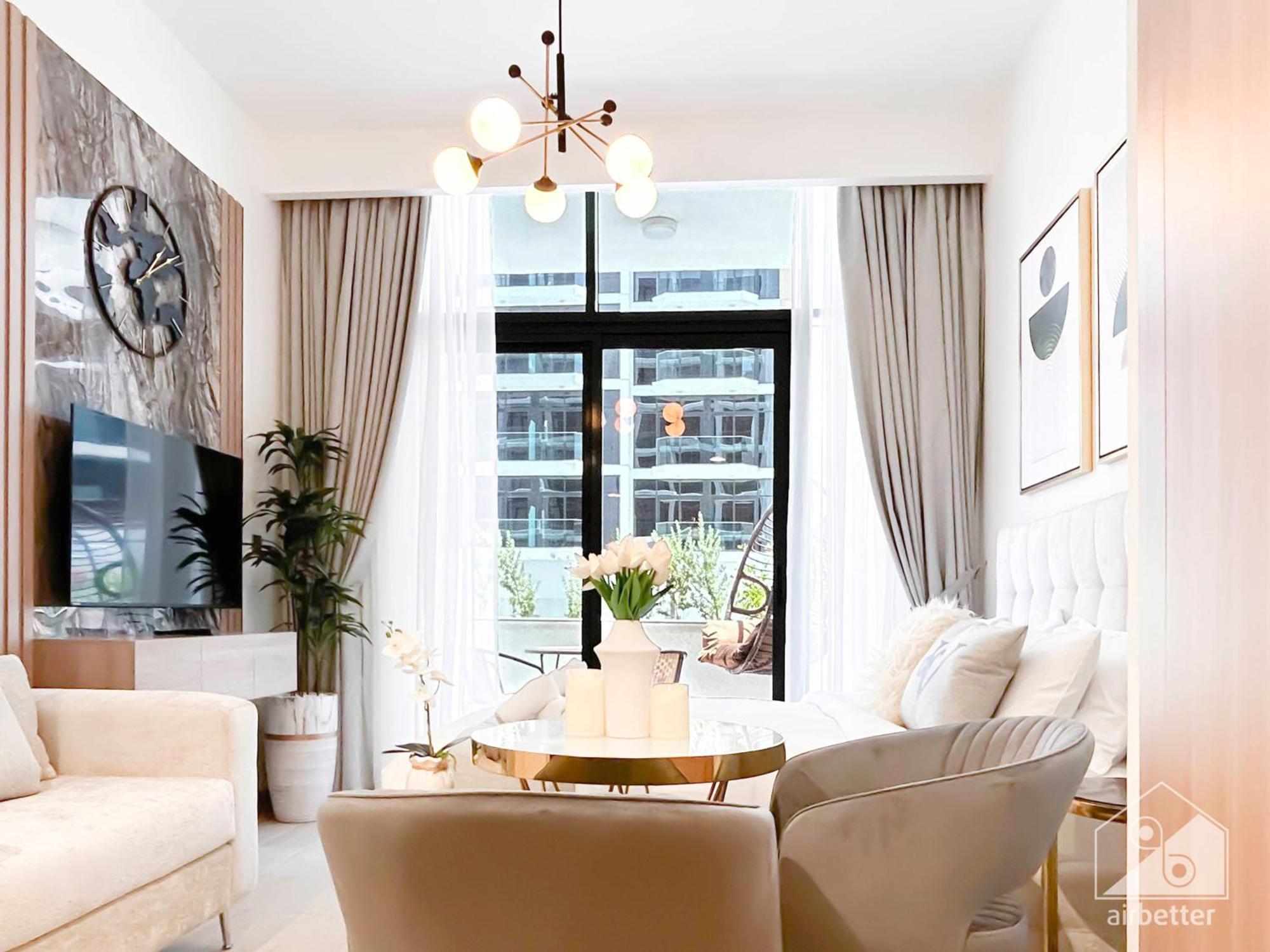 Charming Studio With Balcony In Azizi Riviera Dubai Exterior photo
